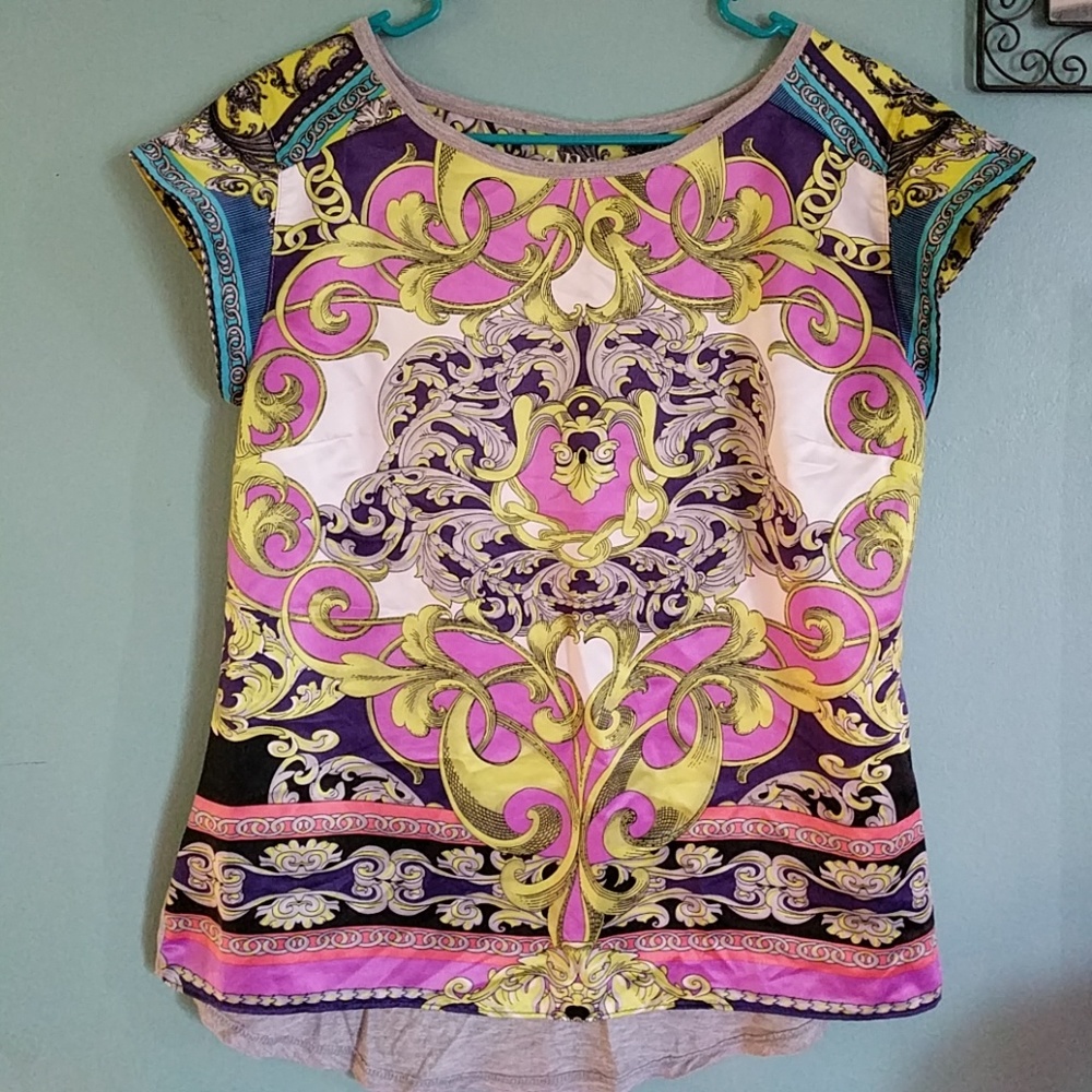 a.n.a Scoop Neck Silky Blouse Size Petite Medium